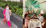 [ẢNH] Nhóc tỳ nhà sao Việt đêm Trung thu ý nghĩa an toàn phòng dịch Covid-19