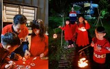 [ẢNH] Nhóc tỳ nhà sao Việt đêm Trung thu ý nghĩa an toàn phòng dịch Covid-19
