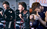 David Beckham cởi trần khoe thân hình săn chắc, tiết lộ bí quyết trẻ lâu ở tuổi 46