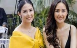 Đôi bạn thân Hoa hậu 'tái xuất' xinh đẹp trong hai phong cách thời trang khác biệt