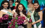 Khoảnh khắc 3 mỹ nhân Việt đăng quang trên đấu trường nhan sắc quốc tế