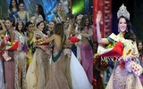 Khoảnh khắc 3 mỹ nhân Việt đăng quang trên đấu trường nhan sắc quốc tế