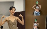 Sao nữ Kim Thần gây 'sốc' với màn khoe cơ bắp khi diện váy dạ hội
