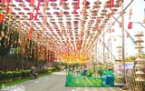 Đường hoa Home Hanoi Xuan 2022 rực rỡ đón du khách ghé thăm