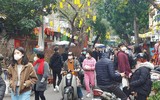 Người dân Hà Nội tất bật mua sắm để kịp chuẩn bị đón Tết Nhâm Dần 2022