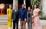 Dàn mỹ nhân Việt khoe nhan sắc rạng rỡ trong tà áo dài Tết