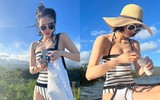 Hiền Hồ ‘đốt mắt’ với loạt ảnh diện bikini, đón sinh nhật ở resort 6 sao 