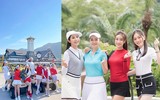 Dàn Hoa hậu, diễn viên, MC VTV 'so kè' nhan sắc trên sân golf