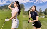 Dàn Hoa hậu, diễn viên, MC VTV 'so kè' nhan sắc trên sân golf