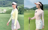 Dàn Hoa hậu, diễn viên, MC VTV 'so kè' nhan sắc trên sân golf