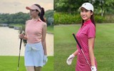 Dàn Hoa hậu, diễn viên, MC VTV 'so kè' nhan sắc trên sân golf