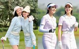 Dàn Hoa hậu, diễn viên, MC VTV 'so kè' nhan sắc trên sân golf