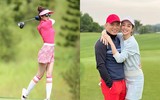 Dàn Hoa hậu, diễn viên, MC VTV 'so kè' nhan sắc trên sân golf