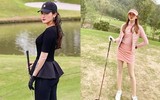 Dàn Hoa hậu, diễn viên, MC VTV 'so kè' nhan sắc trên sân golf