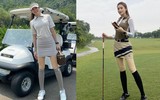 Dàn Hoa hậu, diễn viên, MC VTV 'so kè' nhan sắc trên sân golf