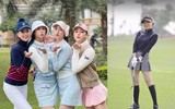 Dàn Hoa hậu, diễn viên, MC VTV 'so kè' nhan sắc trên sân golf