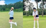 Dàn Hoa hậu, diễn viên, MC VTV 'so kè' nhan sắc trên sân golf