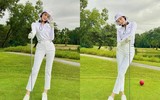 Dàn Hoa hậu, diễn viên, MC VTV 'so kè' nhan sắc trên sân golf