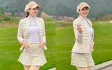 Dàn Hoa hậu, diễn viên, MC VTV 'so kè' nhan sắc trên sân golf