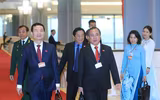 [Ảnh] Hình ảnh lãnh đạo Đảng, Nhà nước và các đại biểu dự phiên thảo luận văn kiện Đại hội Đảng XIII