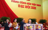 [Ảnh] Lãnh đạo Đảng, Nhà nước và đại biểu bầu Ban Chấp hành Trung ương khóa XIII