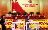 [Ảnh] Lãnh đạo Đảng, Nhà nước và đại biểu bầu Ban Chấp hành Trung ương khóa XIII