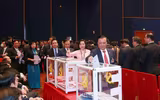 [Ảnh] Lãnh đạo Đảng, Nhà nước và đại biểu bầu Ban Chấp hành Trung ương khóa XIII