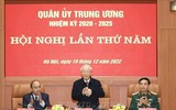 Hình ảnh Tổng Bí thư Nguyễn Phú Trọng chủ trì Hội nghị Quân ủy Trung ương