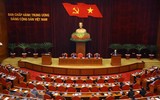 Hình ảnh Tổng Bí thư Nguyễn Phú Trọng chủ trì gặp mặt các đồng chí nguyên lãnh đạo cấp cao