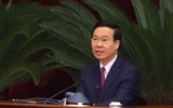 Hình ảnh Tổng Bí thư Nguyễn Phú Trọng chủ trì gặp mặt các đồng chí nguyên lãnh đạo cấp cao