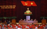 Hình ảnh Tổng Bí thư Nguyễn Phú Trọng chủ trì gặp mặt các đồng chí nguyên lãnh đạo cấp cao