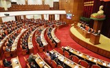 Hình ảnh Tổng Bí thư Nguyễn Phú Trọng chủ trì gặp mặt các đồng chí nguyên lãnh đạo cấp cao