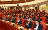 Hình ảnh Tổng Bí thư Nguyễn Phú Trọng chủ trì gặp mặt các đồng chí nguyên lãnh đạo cấp cao