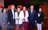 Hình ảnh Tổng Bí thư Nguyễn Phú Trọng chủ trì gặp mặt các đồng chí nguyên lãnh đạo cấp cao