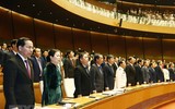 Hình ảnh Quốc hội khóa XV bỏ phiếu bầu Chủ tịch nước nhiệm kỳ 2021-2026