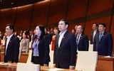 Hình ảnh Quốc hội khóa XV bỏ phiếu bầu Chủ tịch nước nhiệm kỳ 2021-2026