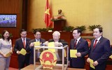 Hình ảnh Quốc hội khóa XV bỏ phiếu bầu Chủ tịch nước nhiệm kỳ 2021-2026