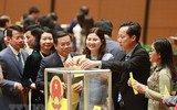 Hình ảnh Quốc hội khóa XV bỏ phiếu bầu Chủ tịch nước nhiệm kỳ 2021-2026