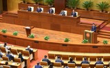 Hình ảnh Quốc hội khóa XV bỏ phiếu bầu Chủ tịch nước nhiệm kỳ 2021-2026