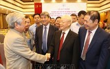 Hình ảnh Tổng Bí thư Nguyễn Phú Trọng dự lễ kỷ niệm 60 năm Bác Hồ gặp mặt đội ngũ trí thức