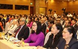 Hình ảnh Tổng Bí thư Nguyễn Phú Trọng dự lễ kỷ niệm 60 năm Bác Hồ gặp mặt đội ngũ trí thức