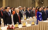 Hình ảnh Tổng Bí thư Nguyễn Phú Trọng dự lễ kỷ niệm 60 năm Bác Hồ gặp mặt đội ngũ trí thức