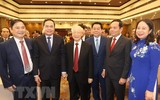 Hình ảnh Tổng Bí thư Nguyễn Phú Trọng dự lễ kỷ niệm 60 năm Bác Hồ gặp mặt đội ngũ trí thức