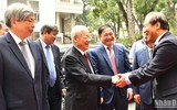 Hình ảnh Tổng Bí thư Nguyễn Phú Trọng dự lễ kỷ niệm 60 năm Bác Hồ gặp mặt đội ngũ trí thức