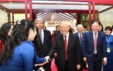 Hình ảnh Tổng Bí thư Nguyễn Phú Trọng dự lễ kỷ niệm 60 năm Bác Hồ gặp mặt đội ngũ trí thức