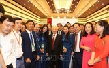 Hình ảnh Tổng Bí thư Nguyễn Phú Trọng dự lễ kỷ niệm 60 năm Bác Hồ gặp mặt đội ngũ trí thức