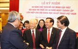 Hình ảnh Tổng Bí thư Nguyễn Phú Trọng dự lễ kỷ niệm 60 năm Bác Hồ gặp mặt đội ngũ trí thức
