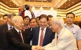 Hình ảnh Tổng Bí thư Nguyễn Phú Trọng dự lễ kỷ niệm 60 năm Bác Hồ gặp mặt đội ngũ trí thức