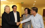 Hình ảnh Tổng Bí thư Nguyễn Phú Trọng chủ trì cuộc họp Bộ Chính trị, Ban Bí thư