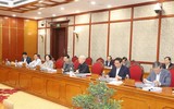 Hình ảnh Tổng Bí thư Nguyễn Phú Trọng chủ trì cuộc họp Bộ Chính trị, Ban Bí thư